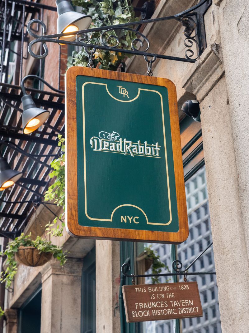 THe Dead Rabbit NYC exterior signage